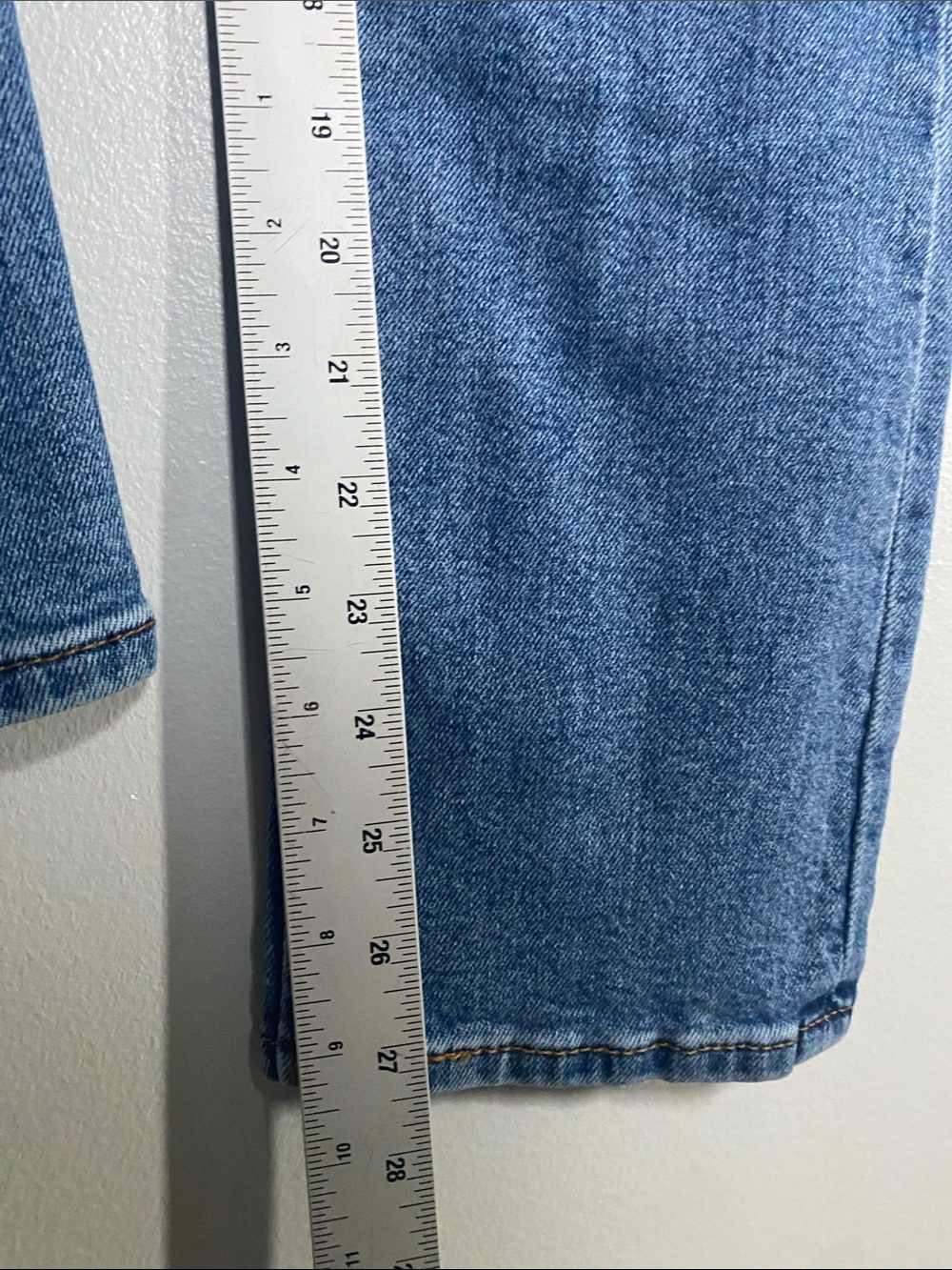 Levi’s Wedgie Straight Jeans Women’s 26 x28 Blue Denim High Rise Cotton Blend - Picture 14 of 14
